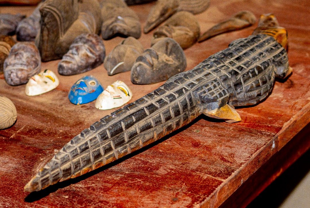 STATUE D’UN CROCODILE